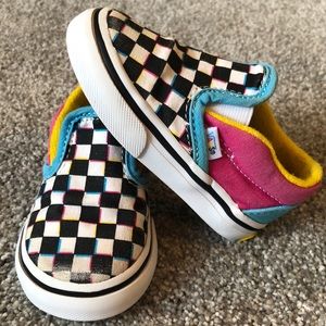 retro checkered vans